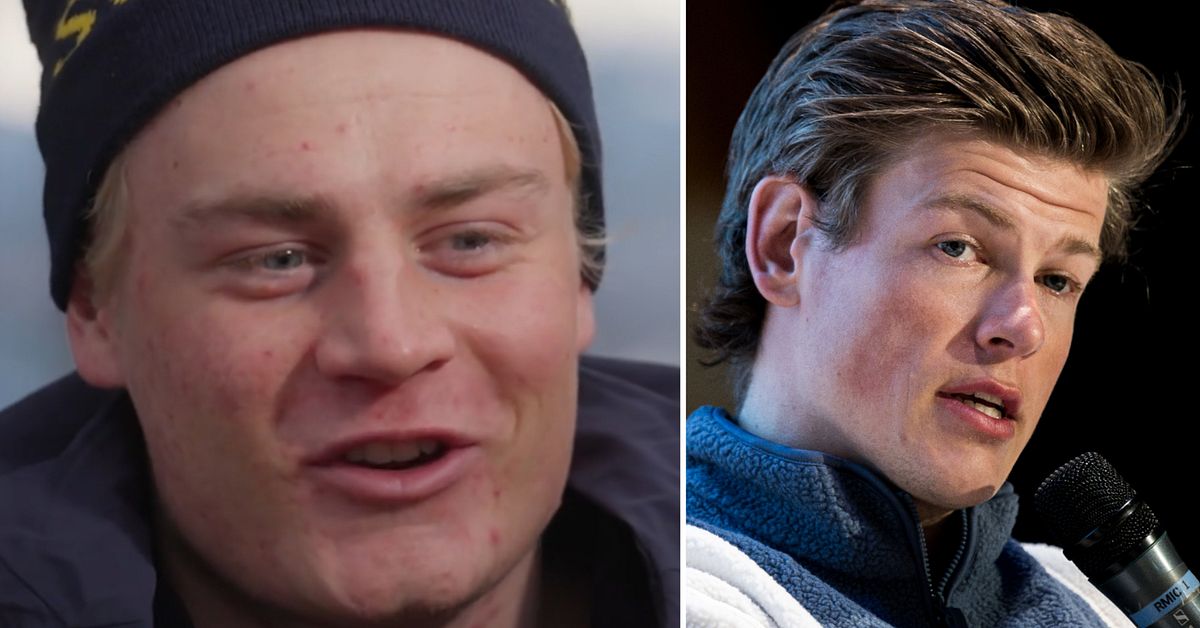 Alvar Myhlback hyllas av Johannes H&ouml;sflot Kl&auml;bo inf&ouml;r OS-debuten