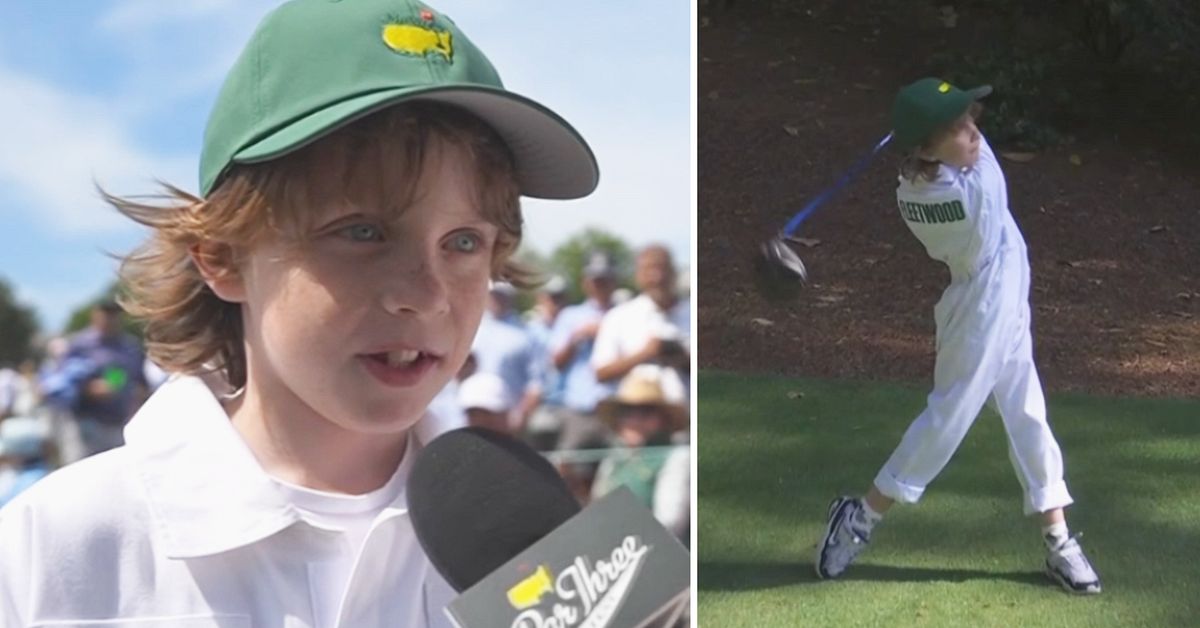 Golf: Frankie Fleetwood, 8, viral igen på The Masters | SVT Sport