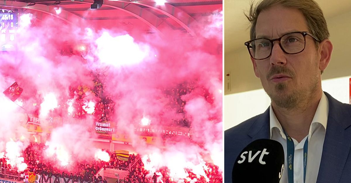 C-politikern kritiserar fotbollsutredningen – vill tillåta pyroteknik på läktarna