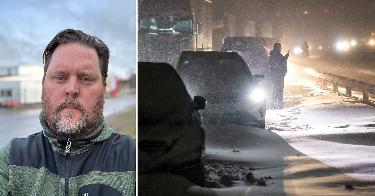 Efter E22-kaoset – Jens tar med sig vinkelslip i bilen