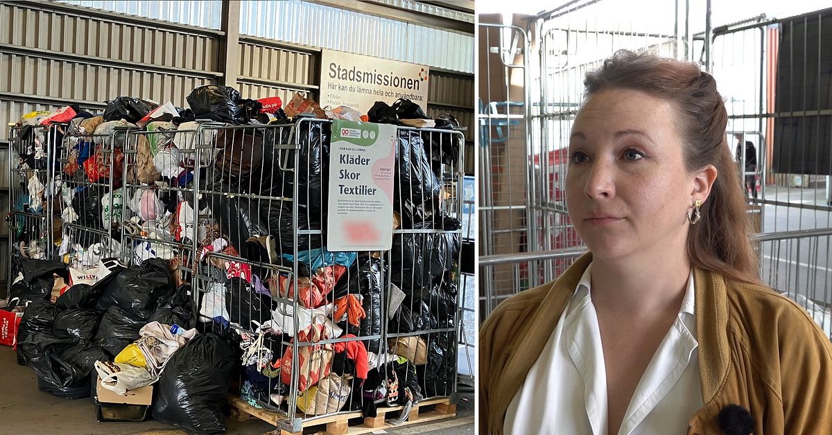 Göteborgs stad vädjar: Släng inte era kläder – kan inte hantera mängden textilavfall