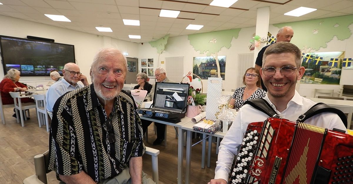 Ture, 100, är Sveriges äldsta spelman: ”Tänker inte ge upp”