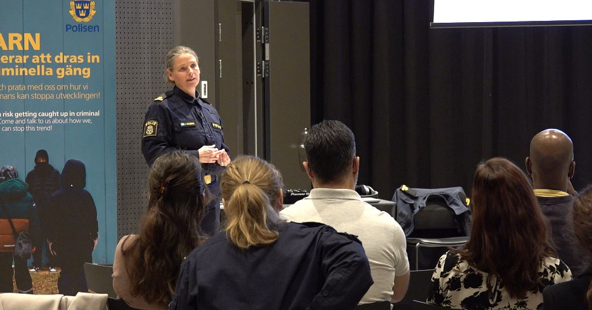Polisen om gängrekrytering: ”Föräldrar behöver bli mer insatta” | SVT Nyheter