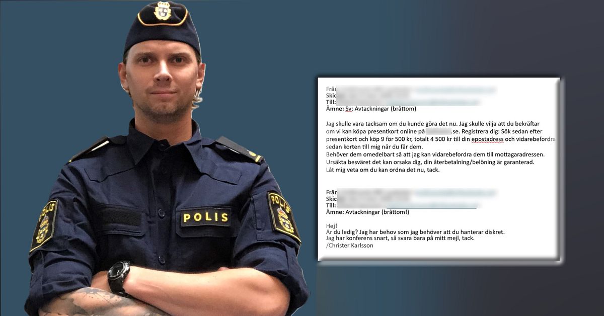 Polisens nya varning: Bedr&auml;gerier med presentkort