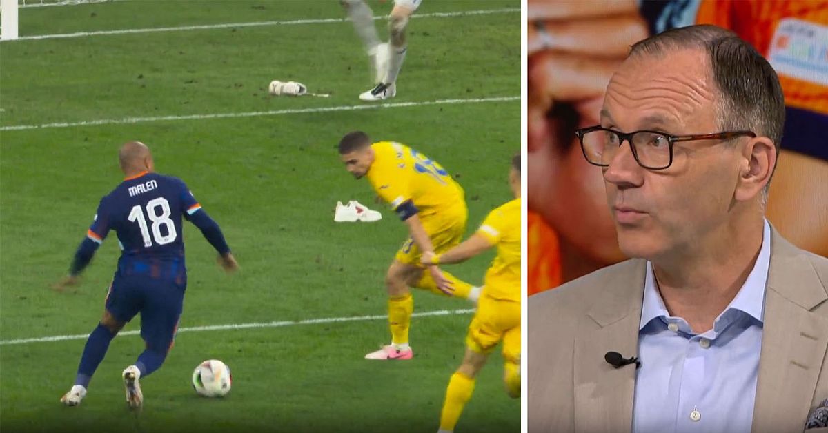 サッカー：オランダのゴール前の欧州選手権で奇妙な光景が広がる – 投げられた靴がルーマニアのゴールキーパーを動揺させた
