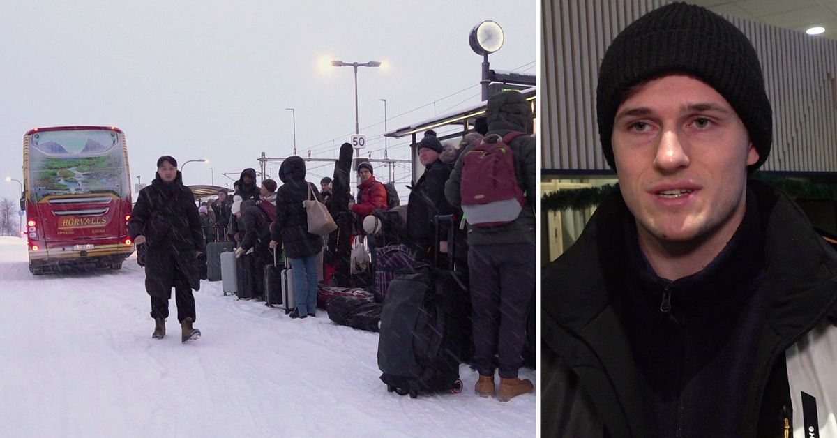 T&aring;gen st&aring;r stilla &ndash; s&aring; drabbas strandsatta turister