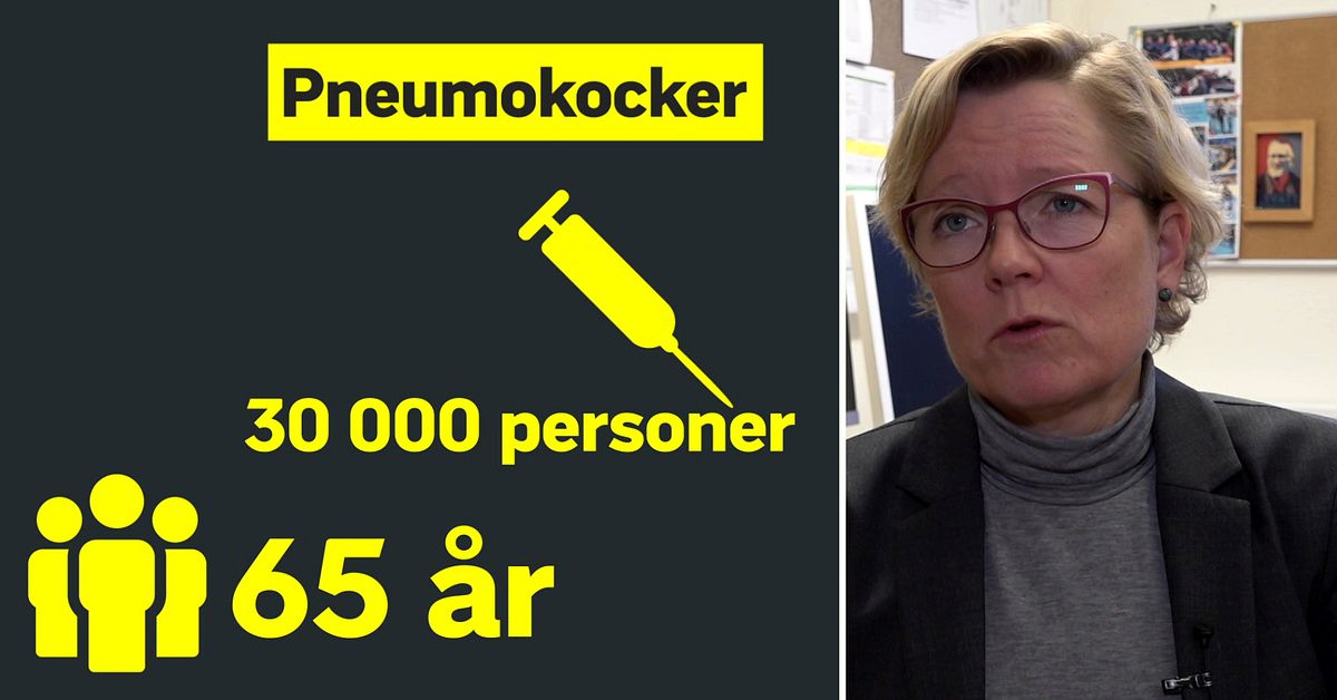 Forte aumento della vaccinazione contro lo pneumococco nella contea di Jönköping