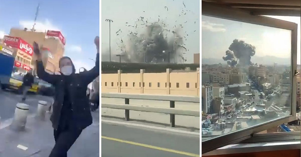 Se bilderna fr&aring;n attackerna i Iran och Mellan&ouml;stern