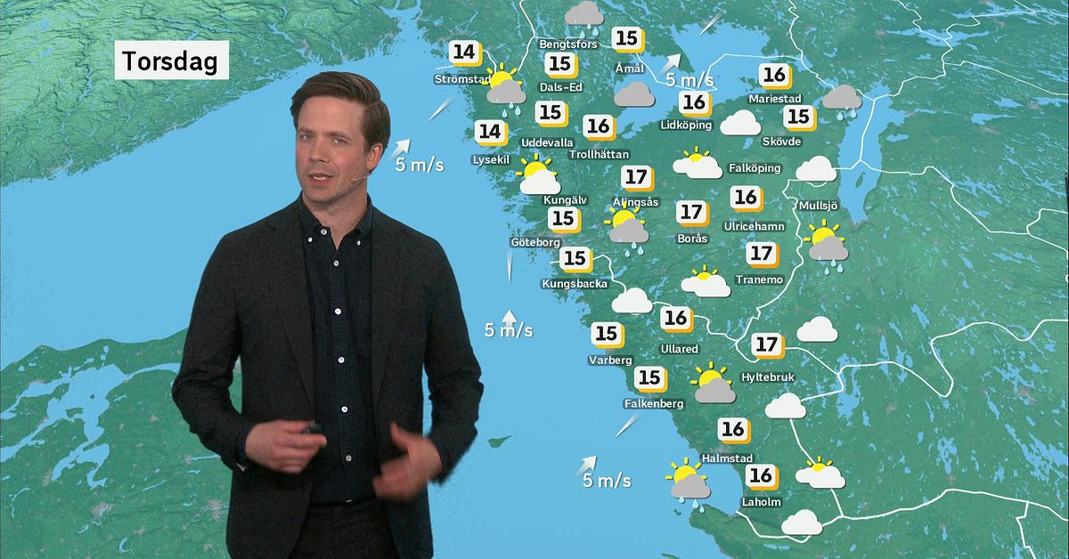 Sol och moln – så blir torsdagens väder | SVT Nyheter