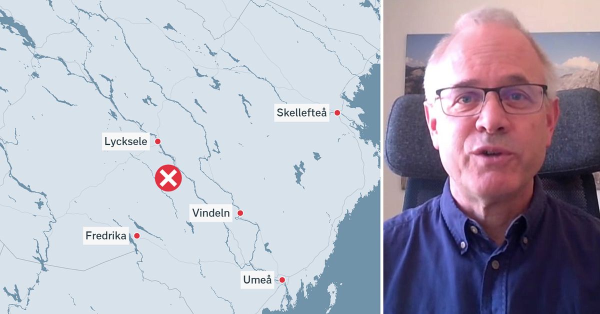 Kraftigt jordskalv i V&auml;sterbottens l&auml;n &ndash; &rdquo;Ovanligt stort&rdquo;