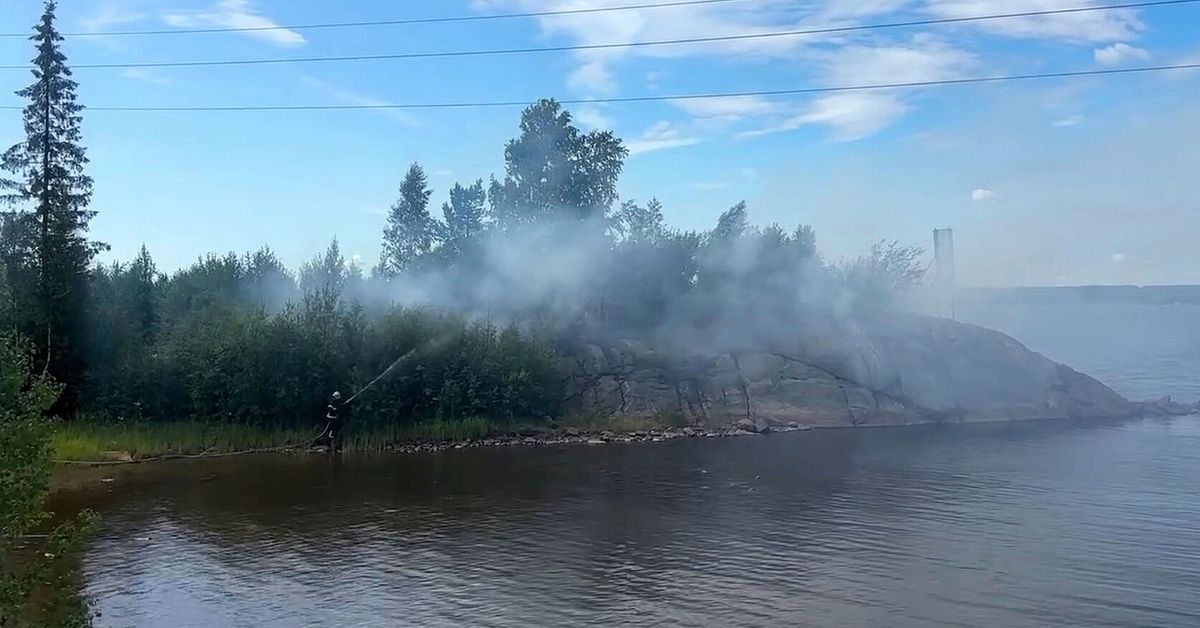 Terr&auml;ngbrand i slyomr&aring;de i Skelleftehamn