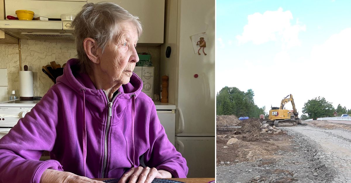 Britt-Marie Wiker f&aring;r riksv&auml;g 61 rakt &ouml;ver tomten: &rdquo;Ingen bryr sig&rdquo;