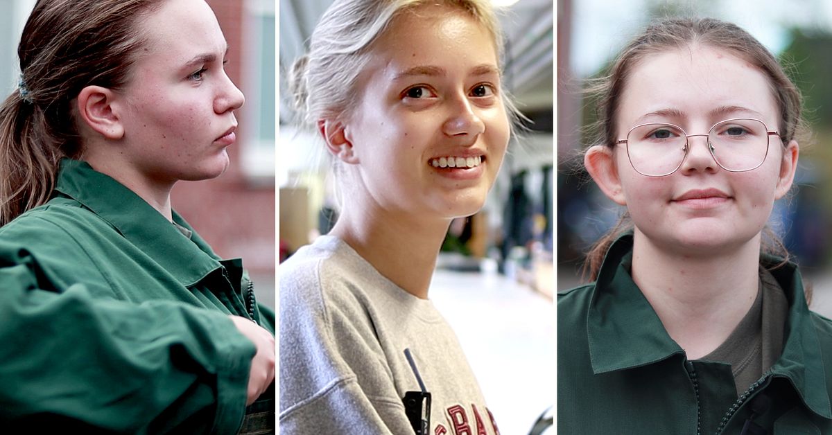 Här rycker Ebba, Astrid och Maja in – ska göra lumpen