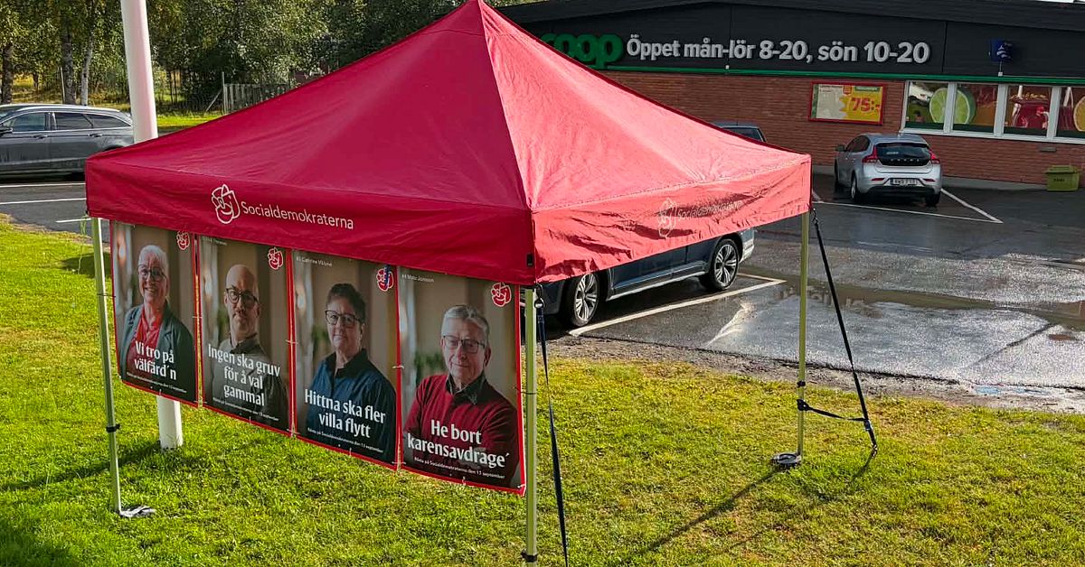 S i Sorsele satsar p&aring; valaffischer med dialekt &ndash; f&aring;r stor uppm&auml;rksamhet