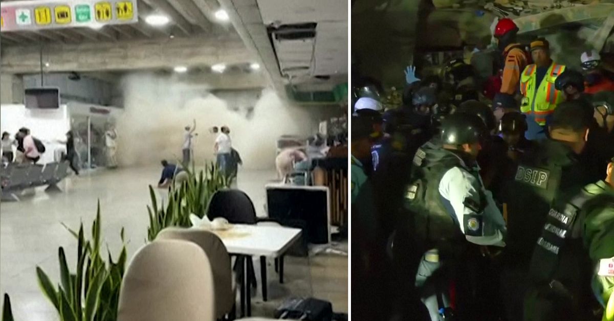Kraftiga jordb&auml;vningar i Venezuela &ndash; m&aring;nga befaras d&ouml;da