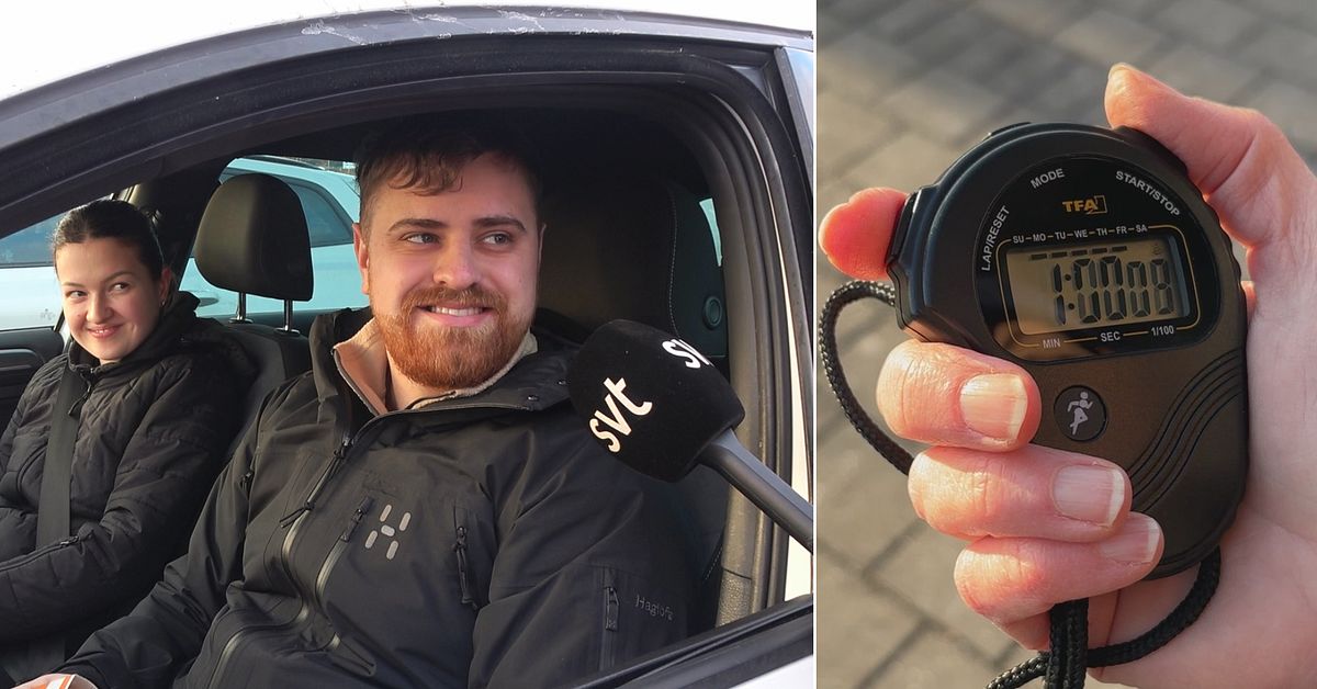 F&ouml;lj med n&auml;r SVT ertappar tomg&aring;ngsf&ouml;rare: &rdquo;Ska bara bli lite varmare&rdquo;