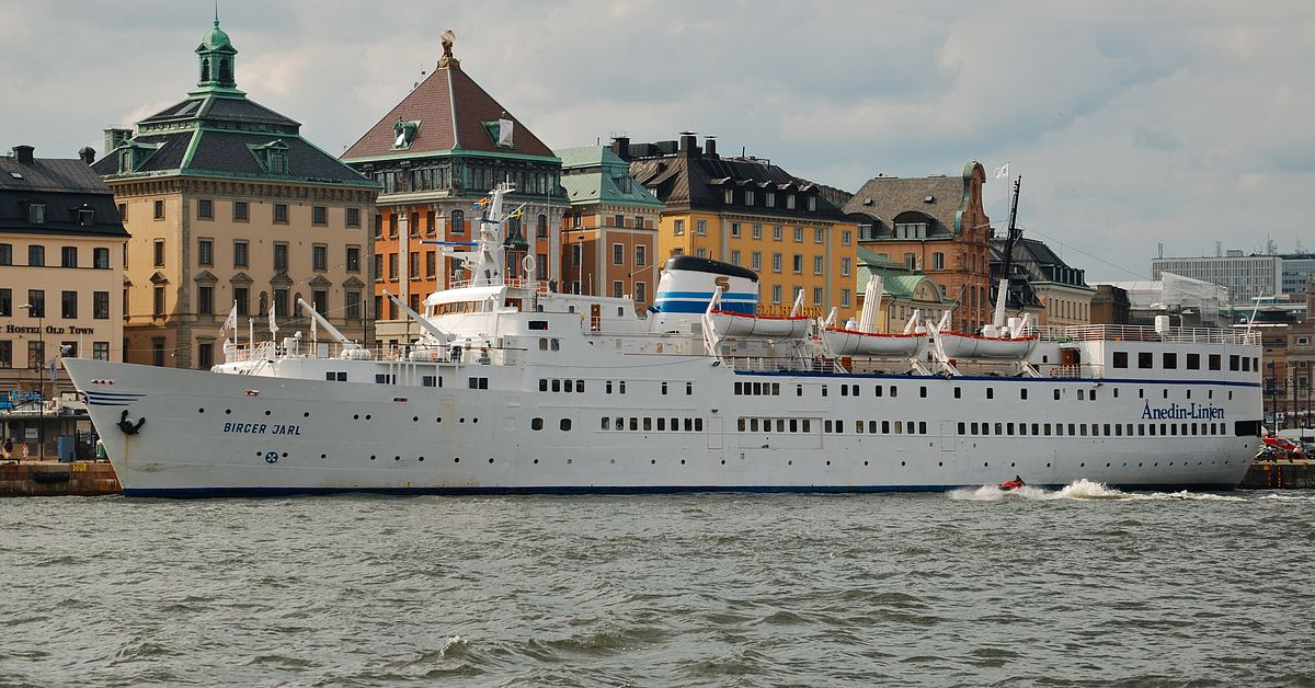 Fartyget &rdquo;Birger Jarl&rdquo; har sjunkit i Kramfors