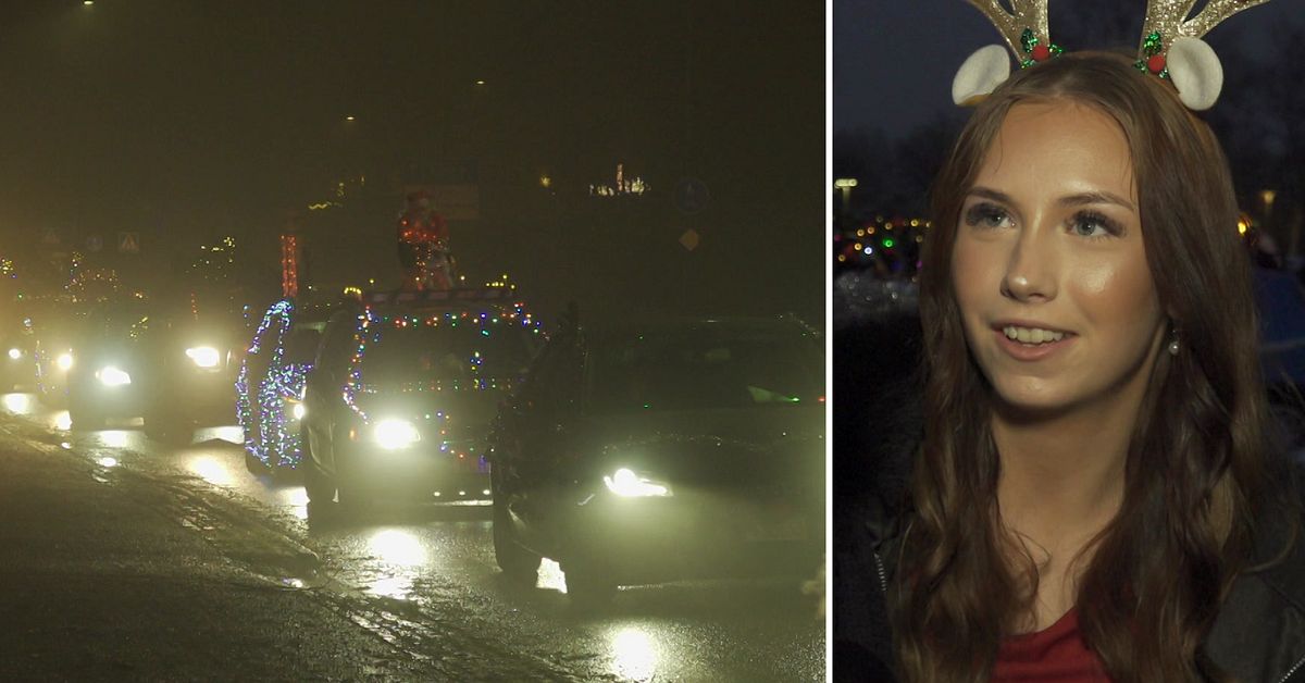 ”Hela bilen är basically en julklapp” – se Epa-luciatåget i Kumla