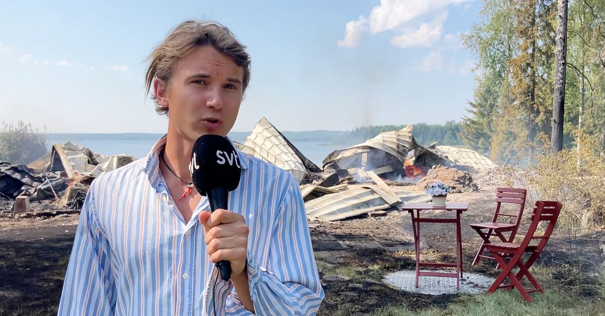 Trippla stugbränder i Töre – en kvinna skadad