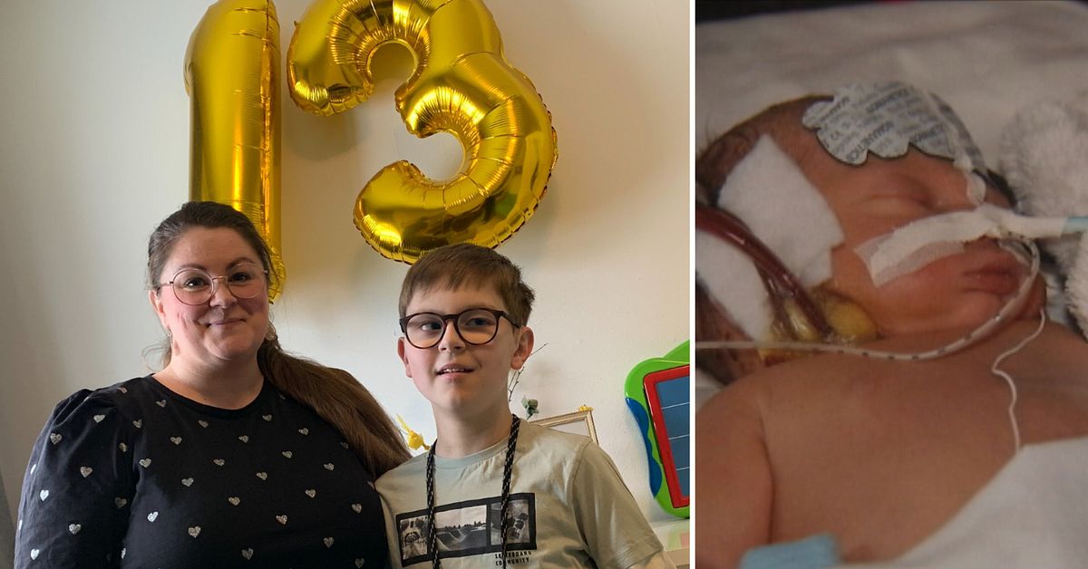Was the youngest in Sweden to get a new heart – now Henry from Härnösand is a teenager