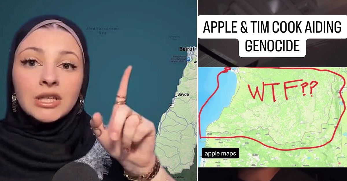 Kartkontroversen: Falska p&aring;st&aring;enden om att Apple suddar bort Libanon