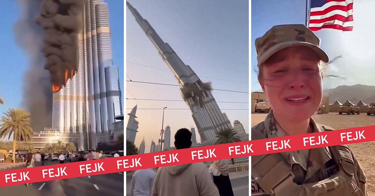 Dramatiska krigsklipp n&aring;r miljoner &ndash; mycket &auml;r AI