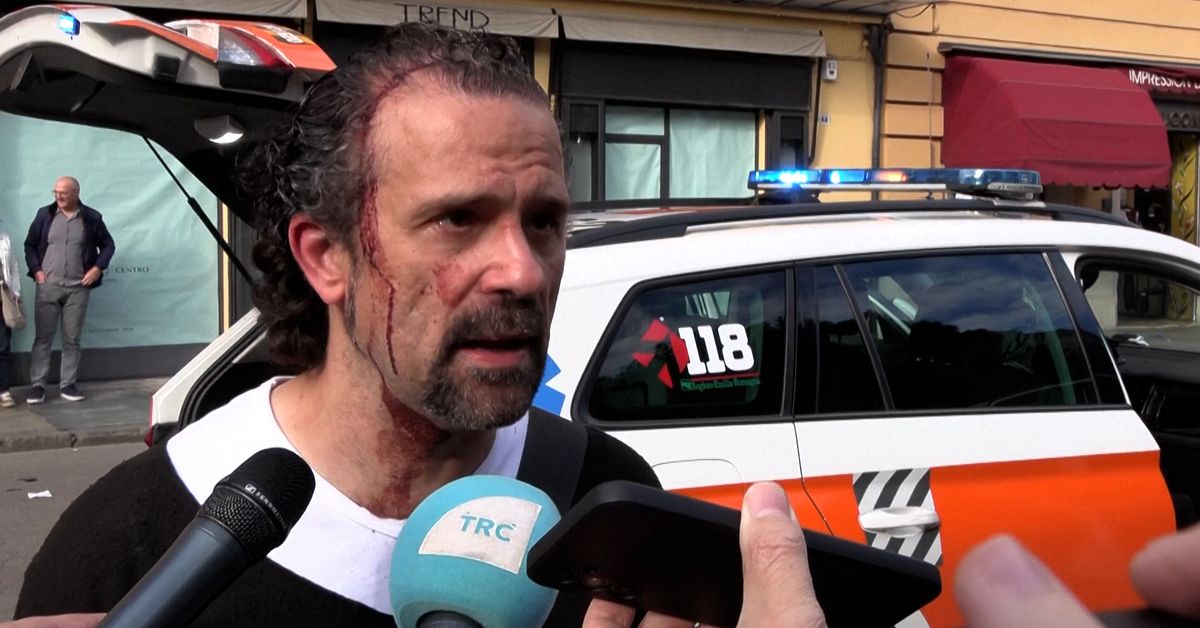 Italienaren stoppade g&auml;rningsmannen: Han h&ouml;gg mig tv&aring; g&aring;nger