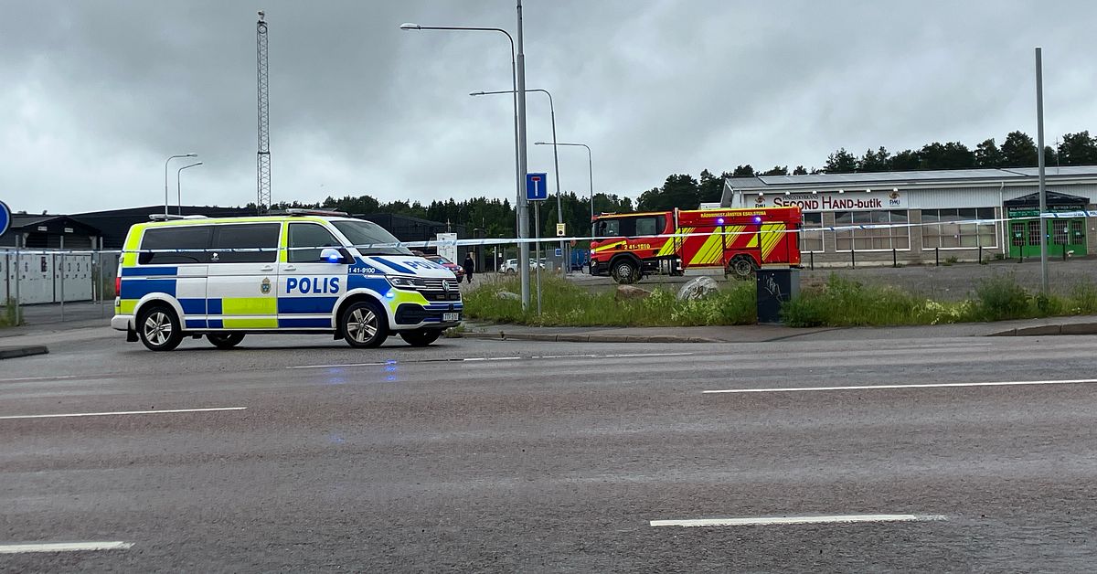 Larm om risk f&ouml;r explosion i Eskilstuna &ndash; f&ouml;retag inrymt