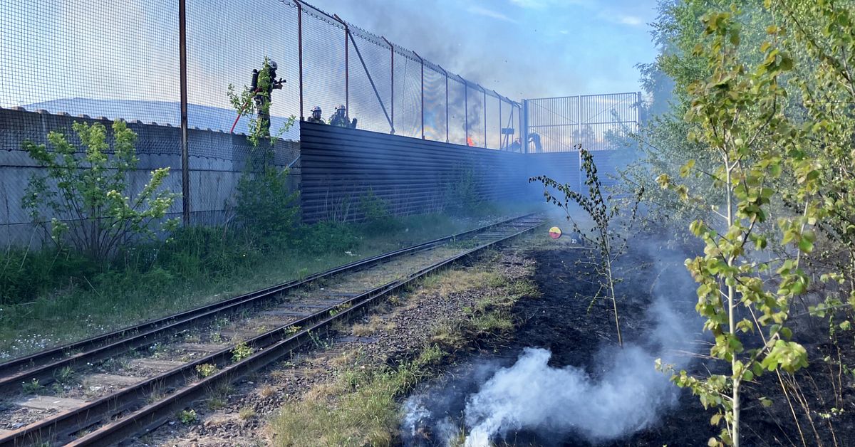 Industribrand i Karlstad