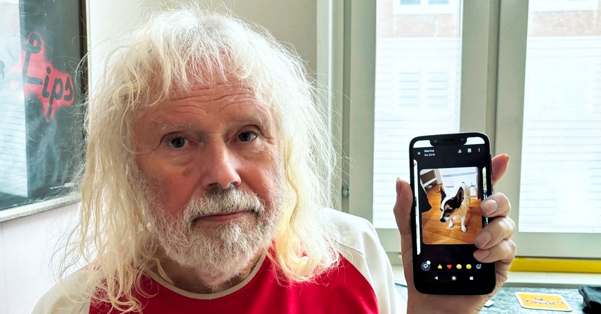 Kents hund Astrid bets ihj&auml;l p&aring; busstorget i &Ouml;stersund