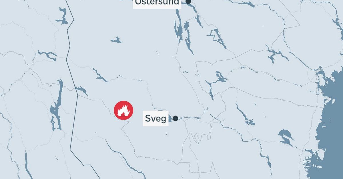 Fj&auml;llstuga i brand i Lofsdalen
