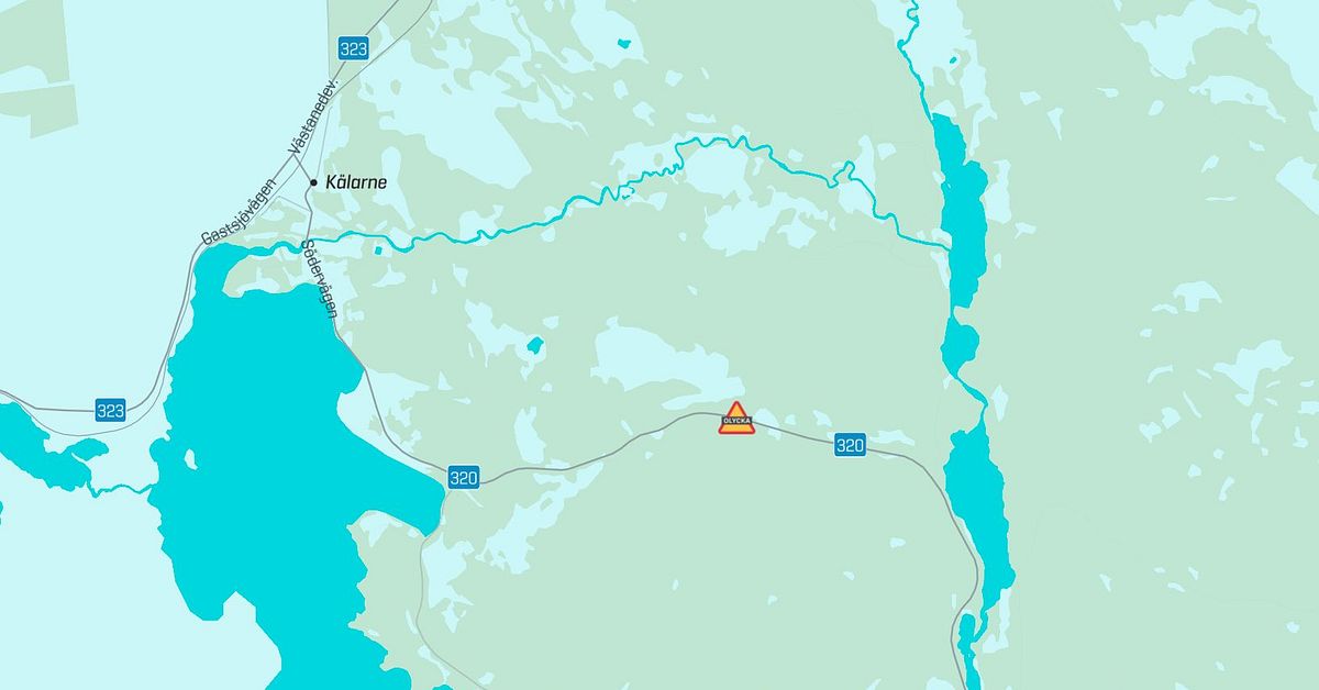 Man död i motorcykelolycka utanför Kälarne i Bräcke kommun
