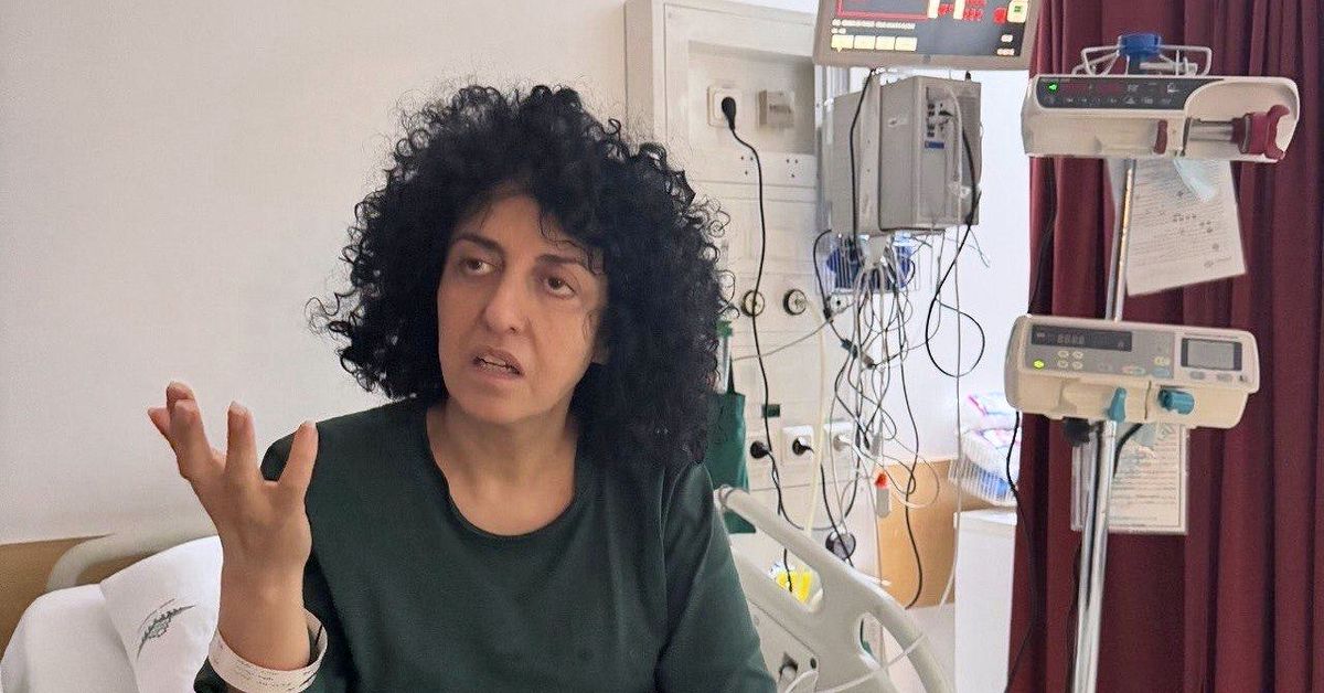 Fredpristagaren Narges Mohammadi har skrivits ut fr&aring;n sjukhuset
