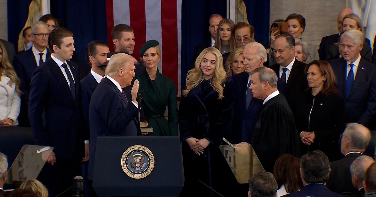 Trump svärs in som USA:s 47:e president – utlyser nationellt nödläge vid södra gränsen — image 1