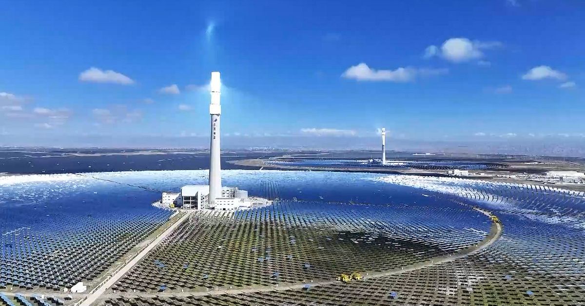 J&auml;ttesolkraftverk kan minska Kinas klimatutsl&auml;pp &ndash; med hj&auml;lp av speglar