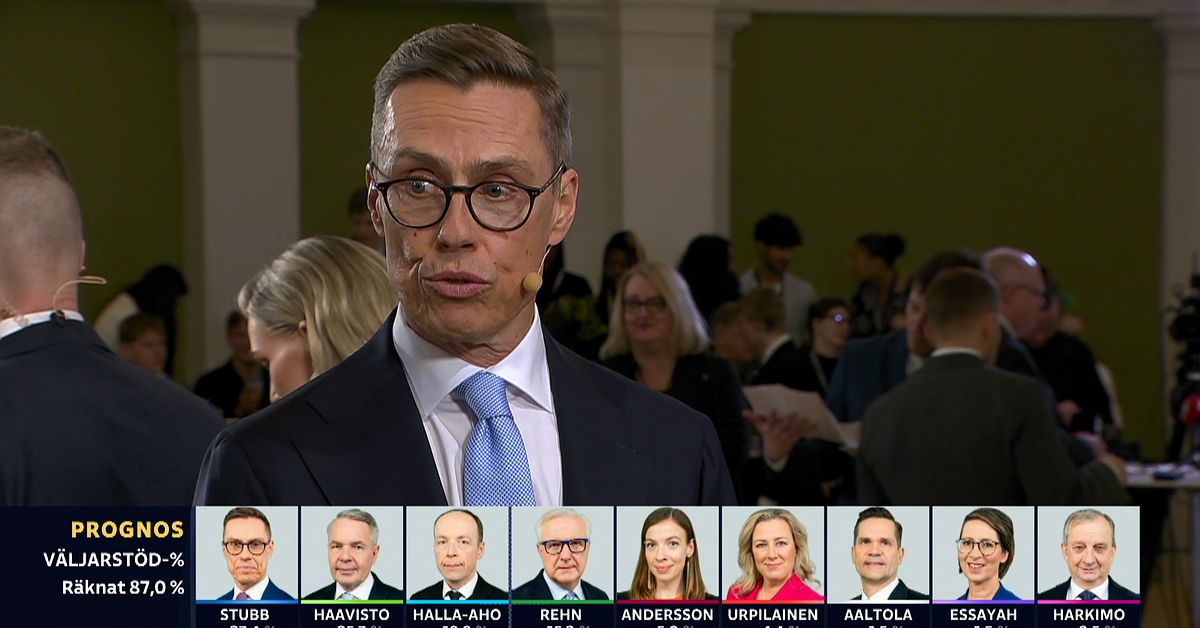 Presidential elections in Finland: Pekka Haavisto and Alexander Stubb advance to the second round of elections
