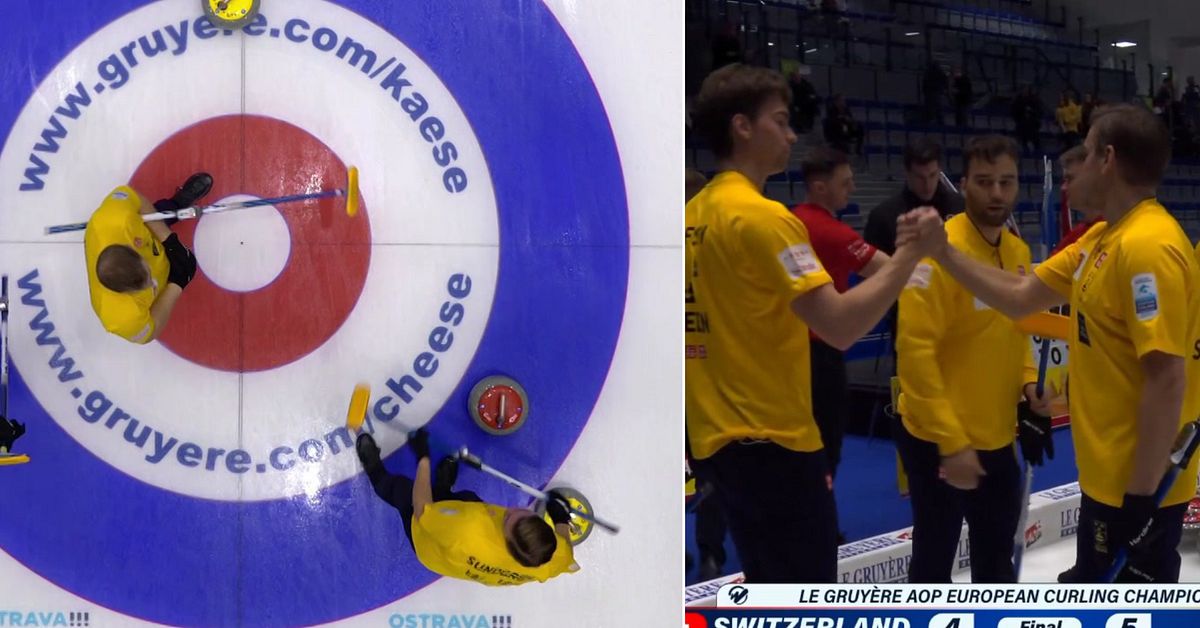 H&auml;r avg&ouml;r Oskar Eriksson mot Schweiz &ndash; med matchens sista sten