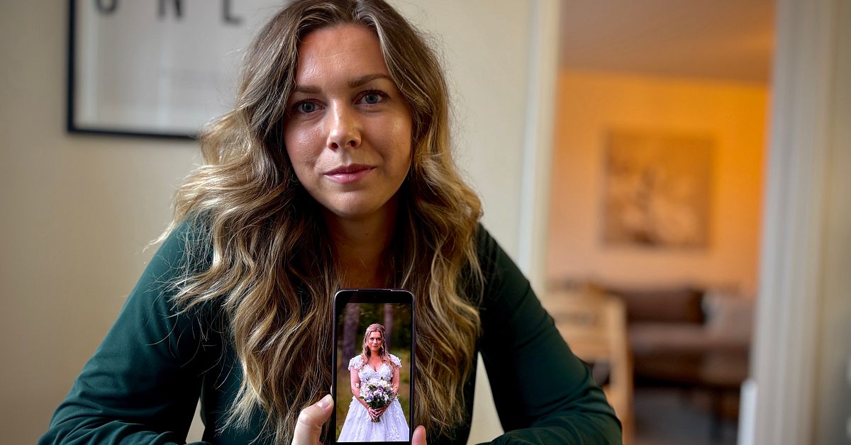 Evelinas brudkl&auml;nning d&ouml;k upp p&aring; kronofogdens auktion: &rdquo;Snopet&rdquo;