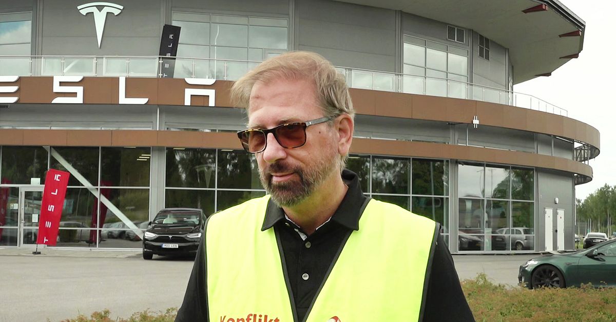 Strejken på Tesla har pågått snart tio månader – IF Metall i Örebro laddade med tålamod