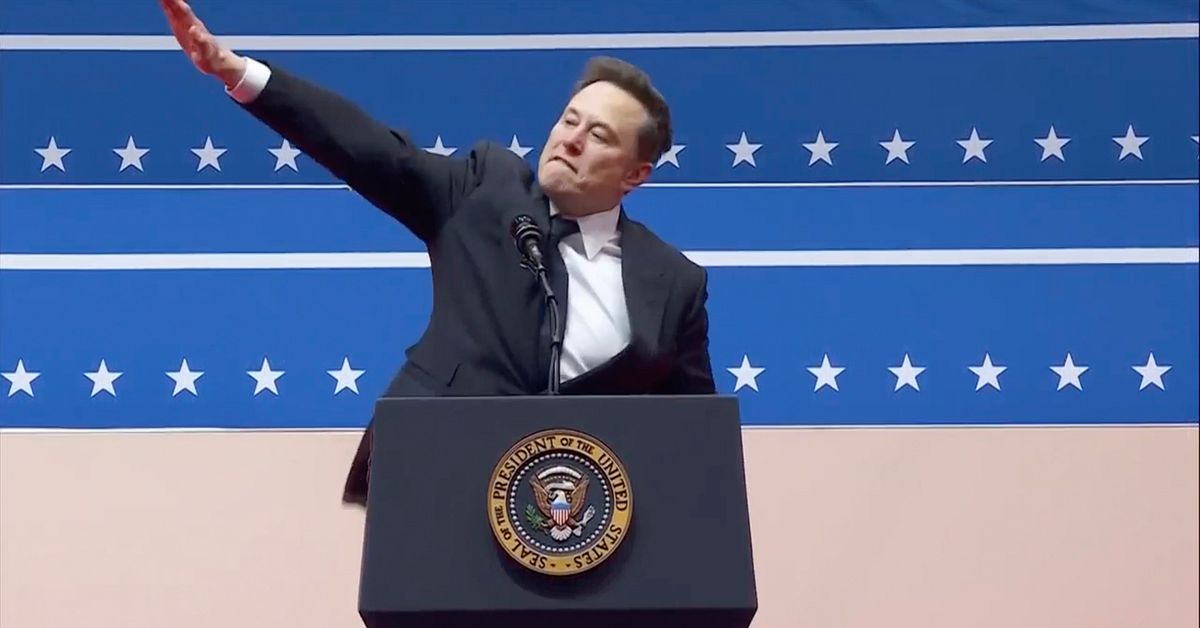 Musk och Wikipedia i bråk om ”nazisthälsning”