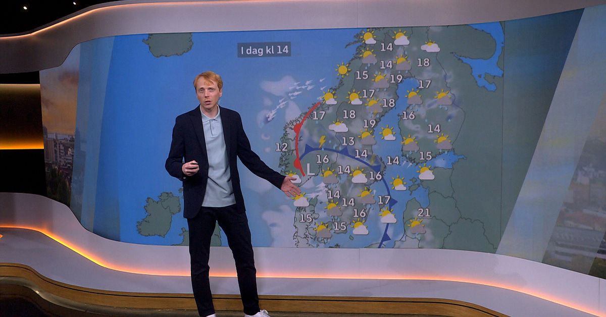 Gul varning: Skyfall i nordöstra Svealand och Gästrikland | SVT Nyheter