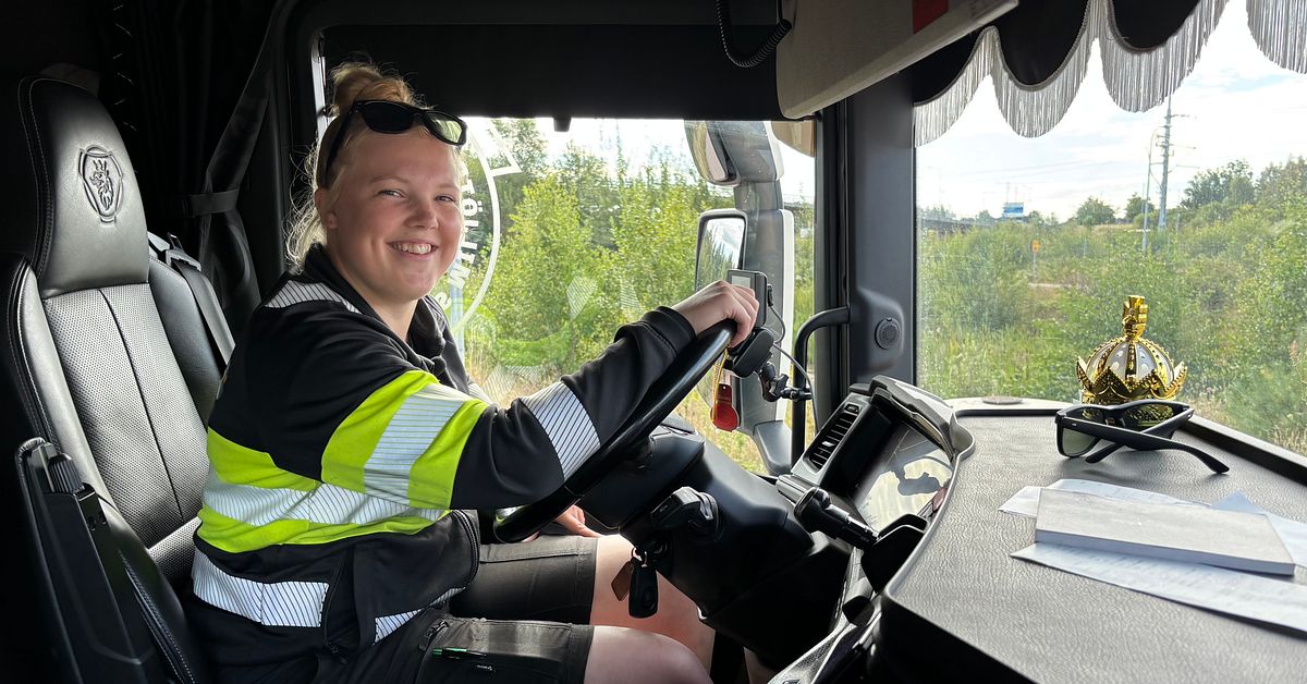 Var femte ny lastbilsförare idag en kvinna – Tova fick jobb direkt
