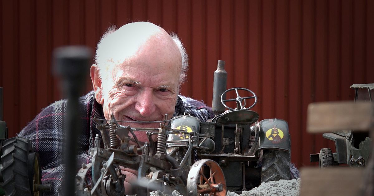 Bengt, 91, bygger unika minitraktorer med passion och precision: ”Bäst i världen”
