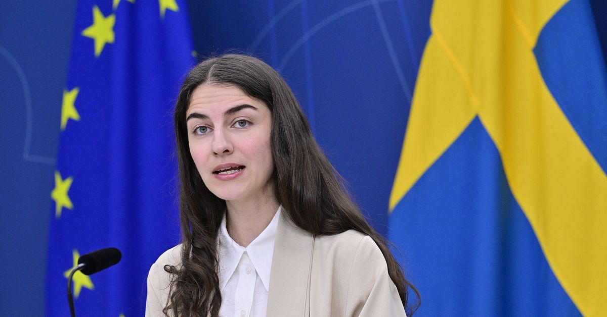 Pressträff med klimat- och miljöminister Romina Pourmokhtari (L) om uranbrytning