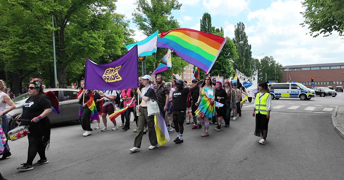 Se bilderna: Prideparad t&aring;gade genom Norrk&ouml;ping