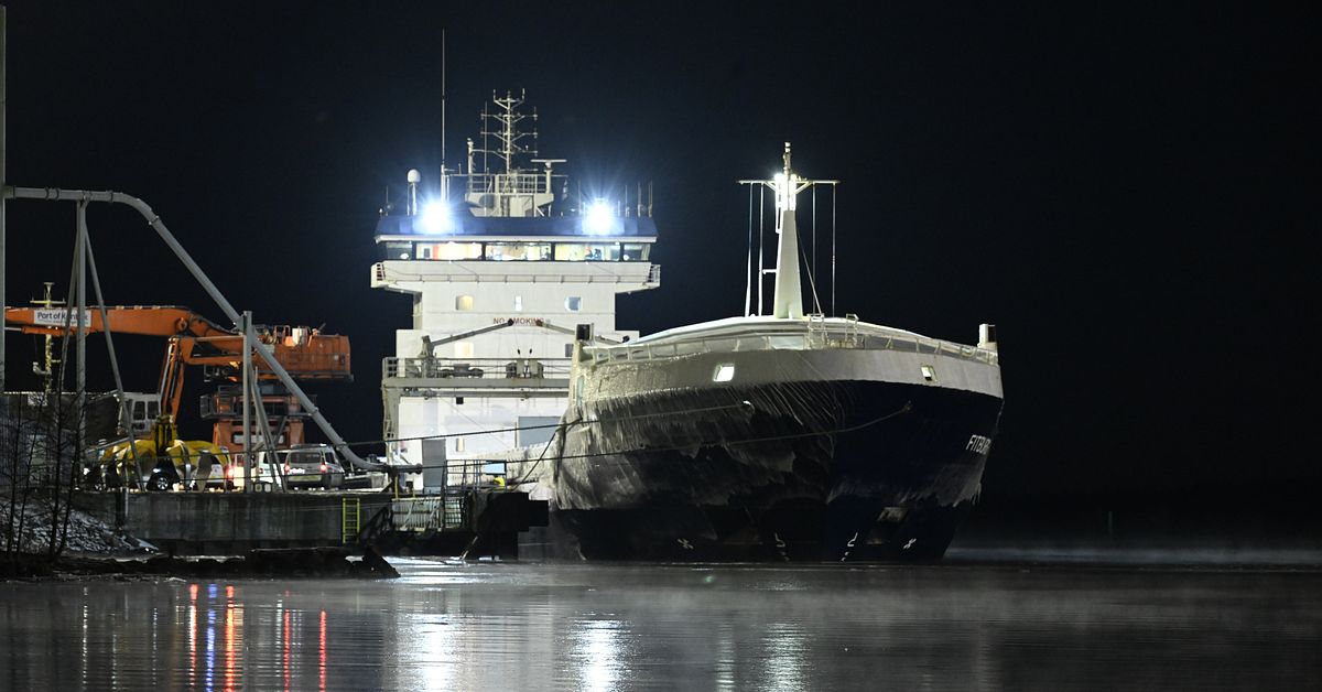 F&ouml;rbjuden last p&aring; misst&auml;nkt kabelfartyg