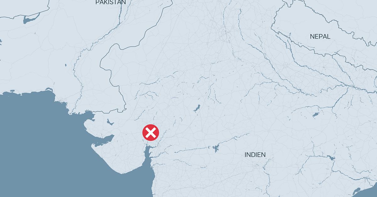 Flygkrasch i nordvästra Indien