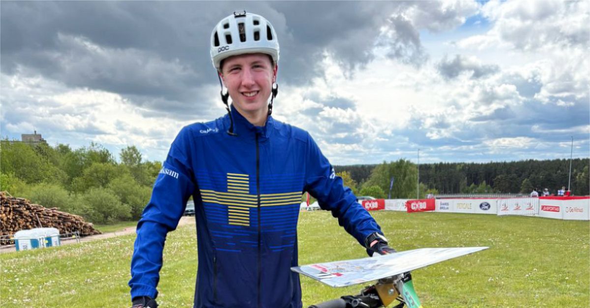 Medaljregn i EM för Kilsbon Joel Holmgård i ovanlig cykelsport