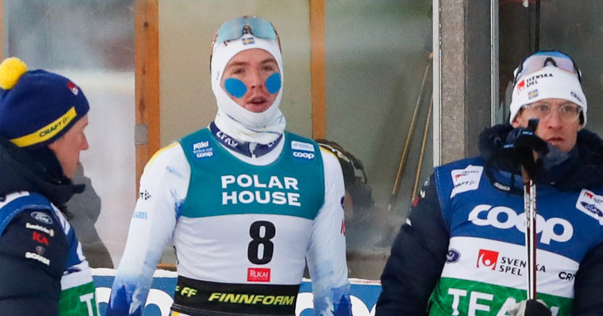 Langrenn: Se når William Poromaa bryter ned massestarten