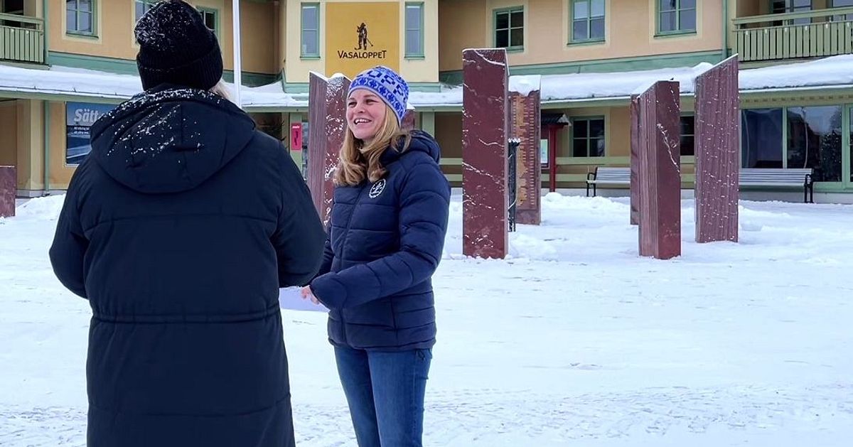 Vasaloppets sp&aring;rl&auml;ggare jublar &ouml;ver sn&ouml;massorna &ndash; nu &auml;r sp&aring;ren mellan S&auml;len och Mora klara